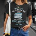 Once Upon a Timee There Was a Girl Who Loved Catts And Books T-Shirt Gifts for Her Once Upon a Timee There Was a Girl Who Loved Catts And Books T-Shirt Gifts for Her