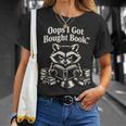 Oops I Got Bought Book Raccoon Reading Bibliophile T-Shirt Gifts for Her