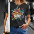 Open Book With Colorful Floral Reading Magic T-Shirt Gifts for Her Open Book With Colorful Floral Reading Magic T-Shirt Gifts for Her