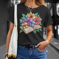 Open Book With Colorful Hibiscus Flowers Bloom T-Shirt Gifts for Her Open Book With Colorful Hibiscus Flowers Bloom T-Shirt Gifts for Her