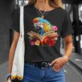 Parrot Reading Book T-Shirt Gifts for Her Parrot Reading Book T-Shirt Gifts for Her