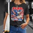 Patriotic Eagle Reading Book Read Blue Since 1776 T-Shirt Gifts for Her Patriotic Eagle Reading Book Read Blue Since 1776 T-Shirt Gifts for Her