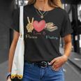 Peace Love & Poetry Poet Books Literature Writing T-Shirt Gifts for Her Peace Love & Poetry Poet Books Literature Writing T-Shirt Gifts for Her