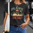 Plant a Seed Read Reader Book Library Mom Dad Summer T-Shirt Gifts for Her