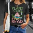 Plant A Seed Read Reading Summer 2026 Teacher Librarian Book T-Shirt Gifts for Her Plant A Seed Read Reading Summer 2026 Teacher Librarian Book T-Shirt Gifts for Her