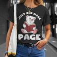 Polar Bear And Books Just One More Page T-Shirt Gifts for Her
