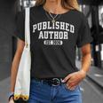 Proud Published Author 2026 Mom Dad Vintage Poet Book Writer T-Shirt Gifts for Her Proud Published Author 2026 Mom Dad Vintage Poet Book Writer T-Shirt Gifts for Her