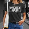 Published Author Est 2026 Writer Life Book Lover T-Shirt Gifts for Her
