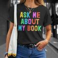 Published Author Squad Writing Crew Ask Me About MY BOOK T-Shirt Gifts for Her