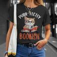 Purr-Fectly Bookish Cats And Books T-Shirt Gifts for Her Purr-Fectly Bookish Cats And Books T-Shirt Gifts for Her