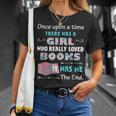 There Was A Girl Who Loved Books Book Lover Daughter Girls T-Shirt Gifts for Her There Was A Girl Who Loved Books Book Lover Daughter Girls T-Shirt Gifts for Her