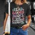 Read Banned Books Gain Forbidden Knowledge Book Enthusiasts T-Shirt Gifts for Her Read Banned Books Gain Forbidden Knowledge Book Enthusiasts T-Shirt Gifts for Her