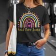 Read More Books English Teacher Rainbow T-Shirt Gifts for Her