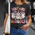Read More Books Ghosts Reading Book Teacher Halloween T-Shirt Gifts for Her