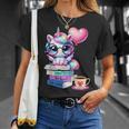 Read Books Be Kind Stay Weird Cute Unicorn Reading Librarian T-Shirt Gifts for Her Read Books Be Kind Stay Weird Cute Unicorn Reading Librarian T-Shirt Gifts for Her