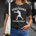 Read Books Throw Hooks Boxing Fighter Scholar T-Shirt Gifts for Her
