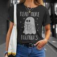 Read More Boooooks Cute Halloween Ghost Reading a Book T-Shirt Gifts for Her Read More Boooooks Cute Halloween Ghost Reading a Book T-Shirt Gifts for Her