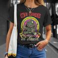 We Read At Dawn Frog Grimoire Book T-Shirt Gifts for Her