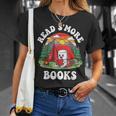 Read S'More Books Camping Marshmallow Outdoor Reading T-Shirt Gifts for Her