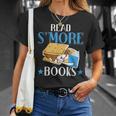 Read Smore Books Men Campfire Camping Camper T-Shirt Gifts for Her Read Smore Books Men Campfire Camping Camper T-Shirt Gifts for Her