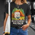 Read S'More Books Pun Camping Nature Lover T-Shirt Gifts for Her