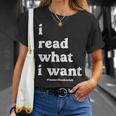 I Read What I Want Banned Books Club For Bibliophile Reading T-Shirt Gifts for Her I Read What I Want Banned Books Club For Bibliophile Reading T-Shirt Gifts for Her