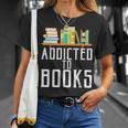 Reader & Library Apparel Addicted To Books Book Lover T-Shirt Gifts for Her Reader & Library Apparel Addicted To Books Book Lover T-Shirt Gifts for Her