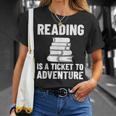 Reader Book Reading Bookworm Librarian T-Shirt Gifts for Her