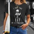 Reader Bookworm Reading Literature Book Poem Books T-Shirt Gifts for Her