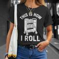 Reader Librarian Library This Is How I Roll Book Cart Meme T-Shirt Gifts for Her