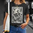 The Reader Skeleton Book Lover Tarot Card Reading Book T-Shirt Gifts for Her The Reader Skeleton Book Lover Tarot Card Reading Book T-Shirt Gifts for Her