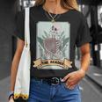 The Reader Tarot Card Skeleton With Book Lover Bookworm T-Shirt Gifts for Her The Reader Tarot Card Skeleton With Book Lover Bookworm T-Shirt Gifts for Her