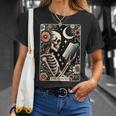The Reader Tarot Card Skeleton Reading Book Bookworm Bookish T-Shirt Gifts for Her