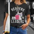 Readers Are Leaders Book Reading T-Shirt Gifts for Her