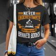 Reading Banned Books Old Man Saying Reader Book Bans Men T-Shirt Gifts for Her Reading Banned Books Old Man Saying Reader Book Bans Men T-Shirt Gifts for Her