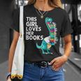 Reading Books For Girl Kids Bookworm Story Reader T-Shirt Gifts for Her