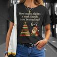 Reading Christmas Tree Book– Reading 6 7 Meme T-Shirt Gifts for Her Reading Christmas Tree Book– Reading 6 7 Meme T-Shirt Gifts for Her