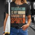 Reading Is My Favorite Sport Reader Book Worm T-Shirt Gifts for Her Reading Is My Favorite Sport Reader Book Worm T-Shirt Gifts for Her