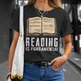 Reading Fundamental Books Lover Bookworm Reader Literature T-Shirt Gifts for Her Reading Fundamental Books Lover Bookworm Reader Literature T-Shirt Gifts for Her
