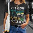 Reading Gives Us Someplace To Go Book Lover Teacher Bookworm Men Women Kids T-Shirt Gifts for Her Reading Gives Us Someplace To Go Book Lover Teacher Bookworm Men Women Kids T-Shirt Gifts for Her
