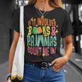 Reading Involves Books Pajamas Count Me Book Lover Bookworm T-Shirt Gifts for Her