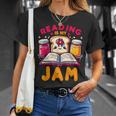 Reading Is My Jam Book Lover Kids Teacher T-Shirt Gifts for Her