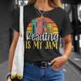 Reading Is My Jam Bookworm Book Reading T-Shirt Gifts for Her Reading Is My Jam Bookworm Book Reading T-Shirt Gifts for Her