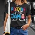 Reading Is My Jam I Love To Read Books Boy Girl T-Shirt Gifts for Her