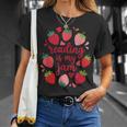 Reading Is My Jam I Love To Read Books Lover Girl T-Shirt Gifts for Her