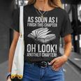 Reading Just One More Chapter Book Lover T-Shirt Gifts for Her