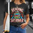 Reading Is My Superpower Bookworm Book Lover T-Shirt Gifts for Her