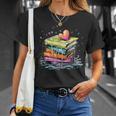 Reading Watercolor Books Love Books Girls T-Shirt Gifts for Her