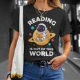 Reading Is Out Of This World Astronaut Book Lover T-Shirt Gifts for Her
