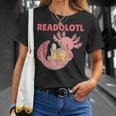 Readolotl An Axolotl That Read Many Books Axolotl T-Shirt Gifts for Her